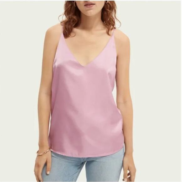 Scotch and Soda Mauve Pink Tank Top - Picture 1 of 8